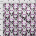 thumbnail image 2 of oneOone Rayon Purple Fabric Skull Sewing Craft Projects Fabric Prints By Yard 56 Inch Wide, 2 of 5