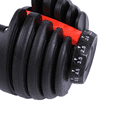 thumbnail image 2 of Rotary Adjustable Dumbbells - 90 lb x 2, Pair, 2 of 6