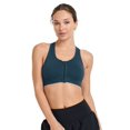 thumbnail image 1 of Jockey  Seamfree  Mid Impact Zip Front Sports Bra, 1 of 1