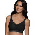thumbnail image 1 of Bali Womens Comfort Revolution Smart Sizes Shaping Wirefree Bra, L, Black, 1 of 4