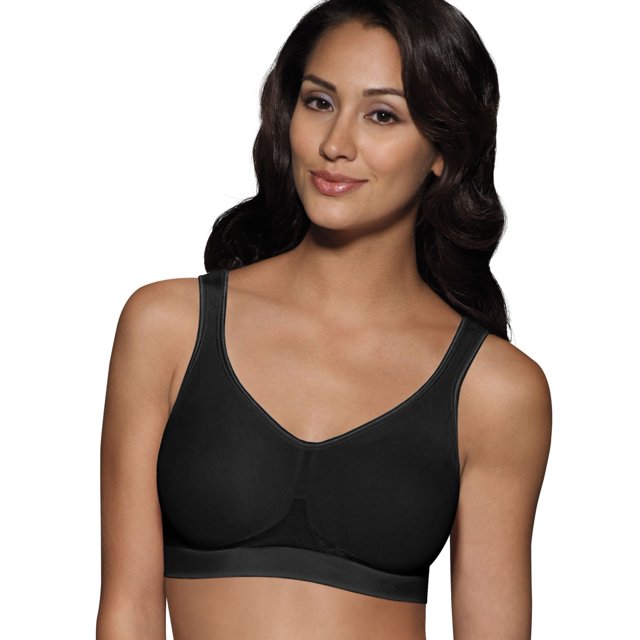 Bali Womens Comfort Revolution Smart Sizes Shaping Wirefree Bra, L, Black