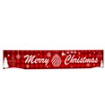 thumbnail image 2 of Bannière de Noël Grande Enseigne de Noël Extérieure Suspendue; Ornement Suspendu Extérieur; Décorations de Fête, Lettre à Carreaux Rouges, 2 of 8
