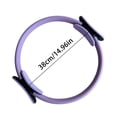 thumbnail image 2 of (2 Pack) Flexible Ring Fitness 14 Inch Yoga Rings for Strength Training Toning Arms Thighs Core Home Gym Exercise, 2 of 6