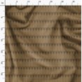 thumbnail image 3 of Soimoi Brown Poly Georgette Fabric Giraffe Animal Decor Fabric Printed BTY 42 Inch Wide, 3 of 5