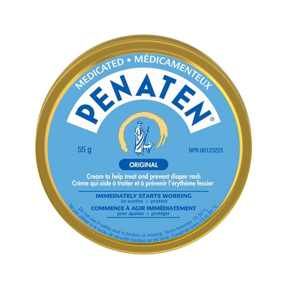 Penaten Original Medicated Diaper Rash Cream, Baby Diaper Rash Cream, Zinc Oxide