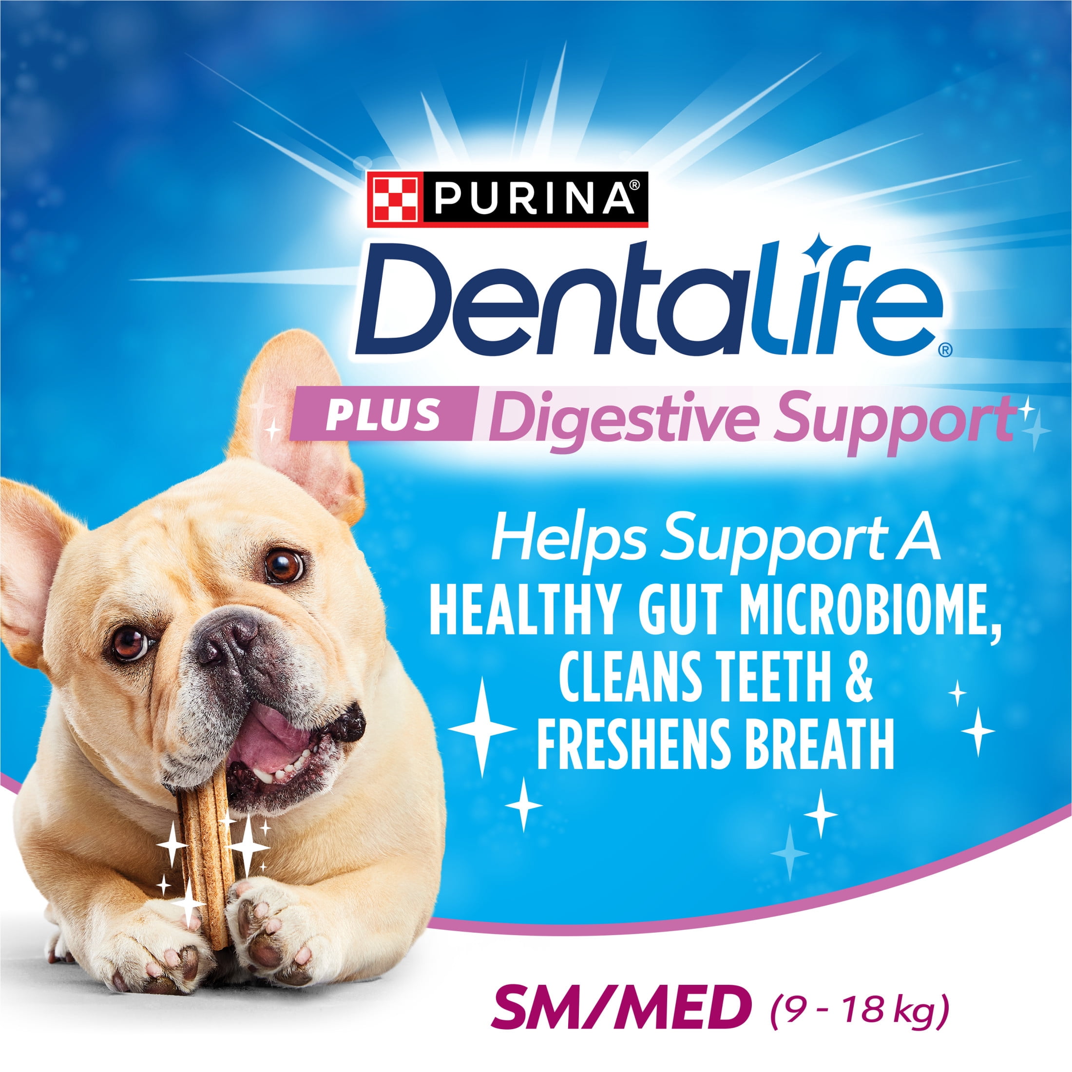 DentaLife Plus Soutien digestif Petit/Moyen, Gâteries pour Chiens 408 g