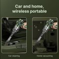 thumbnail image 4 of Portable Vacuum Cleaner for Home Car with Flat and Brush Nozzle Battery Display Dightal Screen Rechargeable Cordless Mini Vacuum Cleaner with Reusable Filter with 6000Pa High Power, 4 of 7