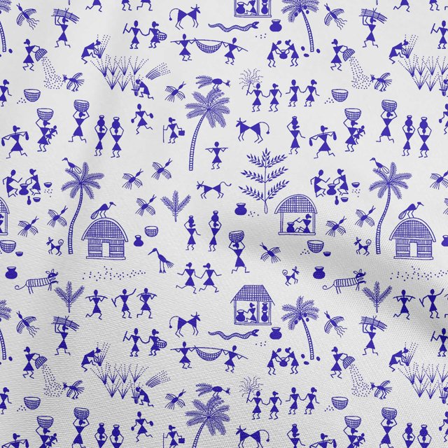 oneOone Silk Tabby Medium Purple Fabric Asian Floral Block Sewing Craft Projects Fabric Prints By Yard 42 Inch Wide