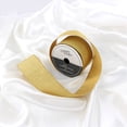 thumbnail image 5 of UNIQUE CREATIV Ribbon, Metallic Gold, Wired 38 mm × 2.7 m (1.5 in × 9 ft), 5 of 5