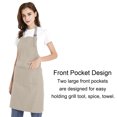 thumbnail image 3 of TOPTIE Ensemble de Toque de Chef Ajustable en Toile de Coton pour Adultes, Hommes et Femmes, 3 of 7