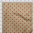thumbnail image 3 of oneOone Silk Tabby Fabric Check|Leaves & Rose Floral Print Fabric By Yard 42 Inches Wide, 3 of 4