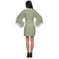thumbnail image 4 of Moomaya Peignoir en Coton pour Femmes Robe de Chambre Imprimée Courte Peignoir de Douche Nuptiale, 4 of 6