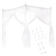 thumbnail image 1 of Fyydes Four Corner Mosquito Net, Bedroom Mosquito Netting,Luxury Princess Three Side Openings Post Bed Curtain Canopy Netting Mosquito Net Bedding, 1 of 11