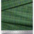 thumbnail image 3 of Soimoi Polyester Crepe Fabric Plaid Check Print Fabric by The Yard 42 Inch Wide, 3 of 3