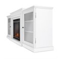 thumbnail image 4 of Real Flame Canada Frederick Traditional Solid Wood Electric Fireplace in White, 4 of 17