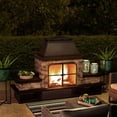 thumbnail image 2 of Sunjoy Emilio Wood Burning Fireplace, 2 of 11