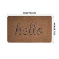 thumbnail image 1 of One Pack Of Dark Dust-proof Hallo Mat For Bedroom House Bathroom PVC Door Mat, 1 of 9