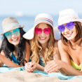 thumbnail image 3 of ORUYROP Heart Shape Sunglasses Rimless Transparent Heart Glasses Colorful Party Favors, 3 of 7