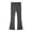 Dark Gray, variant on BLVB Girls Flare Leggings High Waist Bell Bottom Casual Dance Pants Kids Cotton Clothes for Toddler Teen Girl 3–16 Years