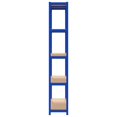 thumbnail image 5 of vidaXL 5-Layer Shelves 2 pcs Blue Steel&Engineered Wood, 5 of 5