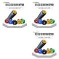 thumbnail image 2 of Youkk Non-deforming Bike Grip With Round Edge Universal And Colorfast Fits Most Bikes Green 3Set, 2 of 2