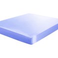 thumbnail image 1 of Unique Bargains Satin Silk Fitted Bed Sheet with Deep Pocket Ultra Luxury Smooth, 1 of 8