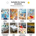 thumbnail image 4 of Penkiiy 5PCS Plastic Table Cloth Disposable , 54 x 108 Inch Plaid Table Cloths for Parties, Decorative Tablecloths for Rectangle Tables, Plastic Table Cover, Leakproof & Sturdy, 4 of 8