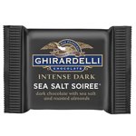 Ghirardelli Intense Places sombres de sel de mer à l'état individuel - 540/Case