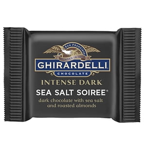 Ghirardelli Intense Places sombres de sel de mer à l'état individuel - 540/Case