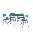 thumbnail image 1 of Cosco 5 Piece Folding Table And Chair Set Black, 1 of 2