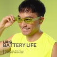 thumbnail image 3 of JLab Go POP ANC Écouteurs Véritablement Sans Fil, Intra-Auriculaires - Bluetooth - Réduction active du Bruit - Vert Néon transparent, 3 of 7