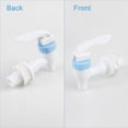 thumbnail image 4 of Unique Bargains Blue Plastic Water Cooler Faucet Push Type Handle Fit Water Dispenser Tap Spigot Replacement 4pcs, 4 of 7