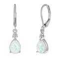 thumbnail image 1 of Unatoiry Lightweight Tear Drop Earring Bohemian Style And Trendy Fashionable Plated Color Tear Drop Earring white 1Set, 1 of 6