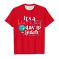 thumbnail image 4 of TZEWGL T-Shirts For Child Back To School Season Printed Short Sleeve Crewneck Clothes For Baby size 2-4T, 4 of 4