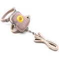 thumbnail image 1 of Harnais Sac à Dos pour Animal de Compagnie avec Sangle de Poitrine Brodée de Tournesol pour Chat et Chien, Corde de Traction, Brun-G, 1 of 6