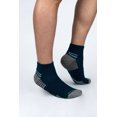 thumbnail image 2 of OTECKA Unisex Performance Quarter Socks with Moisture-Wicking - Cushion Comfort Quarter Socks, Blue, Large-X-Large, 2 of 4