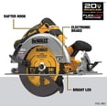 thumbnail image 2 of DEWALT FLEXVOLT Advantage 20V MAX* Circular Saw, 7-1/4-Inch, Cordless, Tool Only (DCS573B), 2 of 18