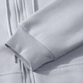 thumbnail image 4 of Zip Up Hoodies for Men Long Sleeve Sweatshirt Loose Fit Solid Color Fall Sweatshirts, 4 of 6