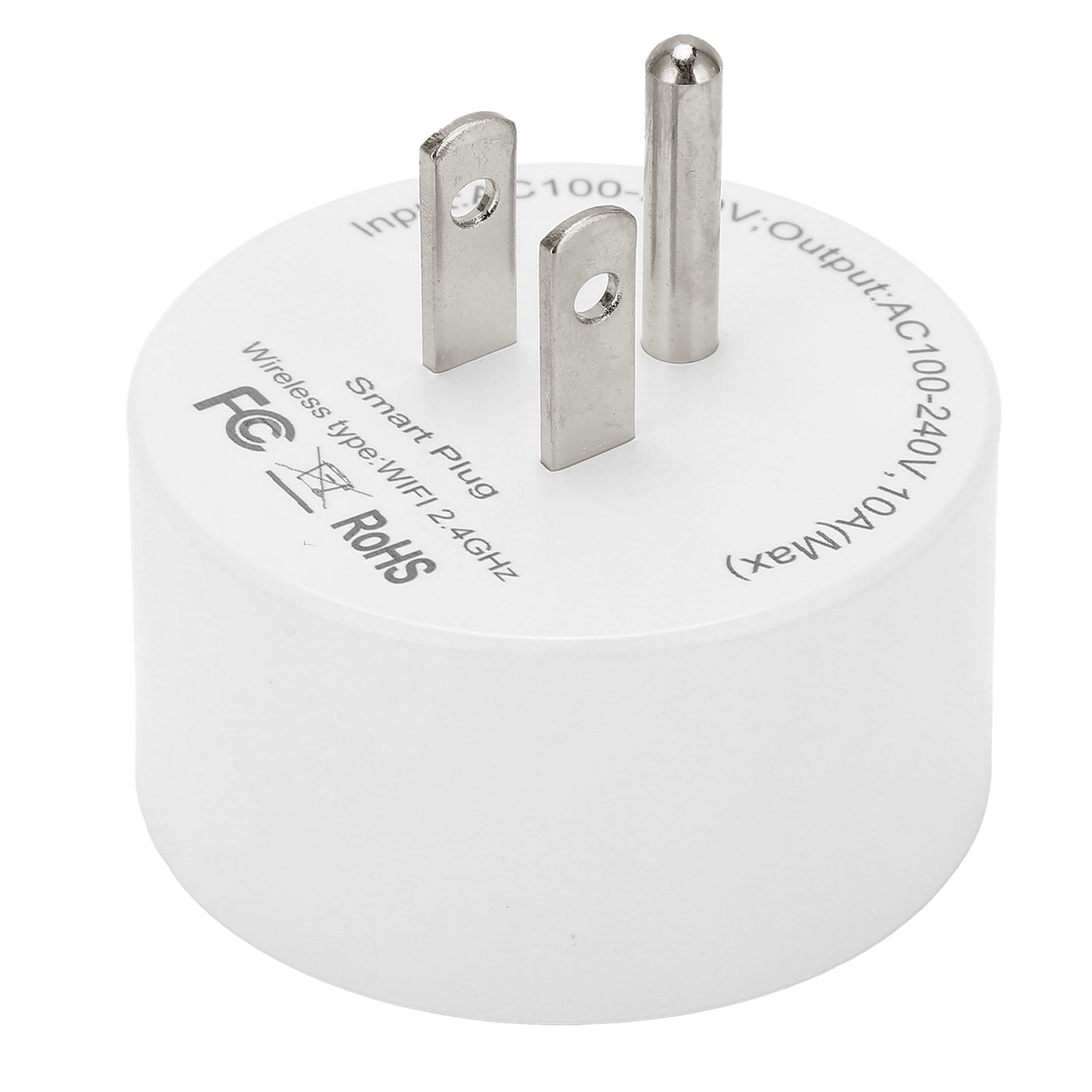 Phone Remote Control Smart Plug, PC Fireproof 10A Smart Plug For Household