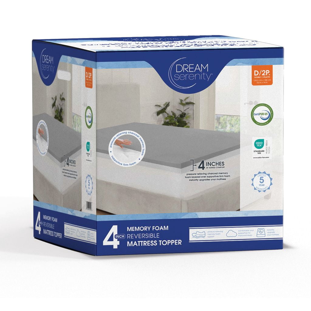 Surmatelas Dream Serenity® de 10 cm (4 pouces) - D