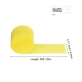 thumbnail image 2 of Unique Bargains Crepe Paper Streamer Crepe Paper Decoration 82ft Long 1.77 Inch Wide, Yellow, 2 of 5