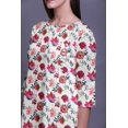 thumbnail image 4 of Bimba Robes Longues Droites pour Femmes Imprimées Manches 3/4 Vêtements Indiens, 4 of 6