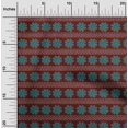 thumbnail image 1 of oneOone Cotton Poplin Fabric Floral & Chevron Block Print Fabric By Yard 42 Inch Wide, 1 of 4