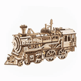 thumbnail image 1 of ROKR Locomotive Mechanical Gears Wooden Model Kit LK701, 1 of 5