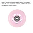 thumbnail image 4 of Unique Bargains Inline Skate Wheels with Bearings 82A Skate Replacement, Light Pink 8 Pack, 4 of 5