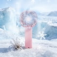 thumbnail image 4 of SIYTUAU Powerful Wind Handheld Mini Fan Portable Small Fan Rechargeable Usb Quiet For Home Office Travel Pink Tone, 4 of 5