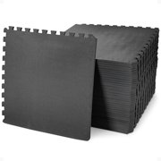 Puzzle Exercise Mat with EVA Foam Interlocking Tiles for MMA Exercise Gymnastics and Home Gym Protective Flooring Thick Square Feet