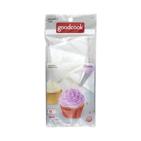 Poches à pâtisserie GoodCook Les Essentiels, 12 unités