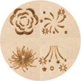 thumbnail image 1 of Ahgly Company Tapis d'Intérieur Ronds Lavables à la Machine, Style Transitionnel, Brun Sable Brun, 4 Pieds Rond, 1 of 7