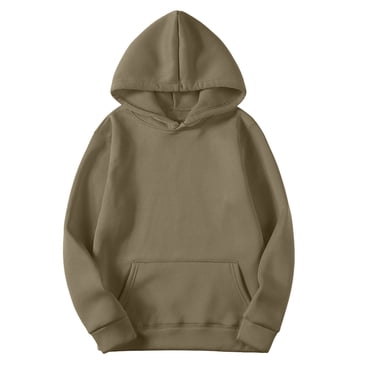 tarylea Chandails à Capuchon pour Femmes, Couleur Unie, Chandail à Manches Longues, Décontracté, Ample, Basique, Chandail à Enfiler, Automne, Confortable, Tenue Quotidienne, Hauts